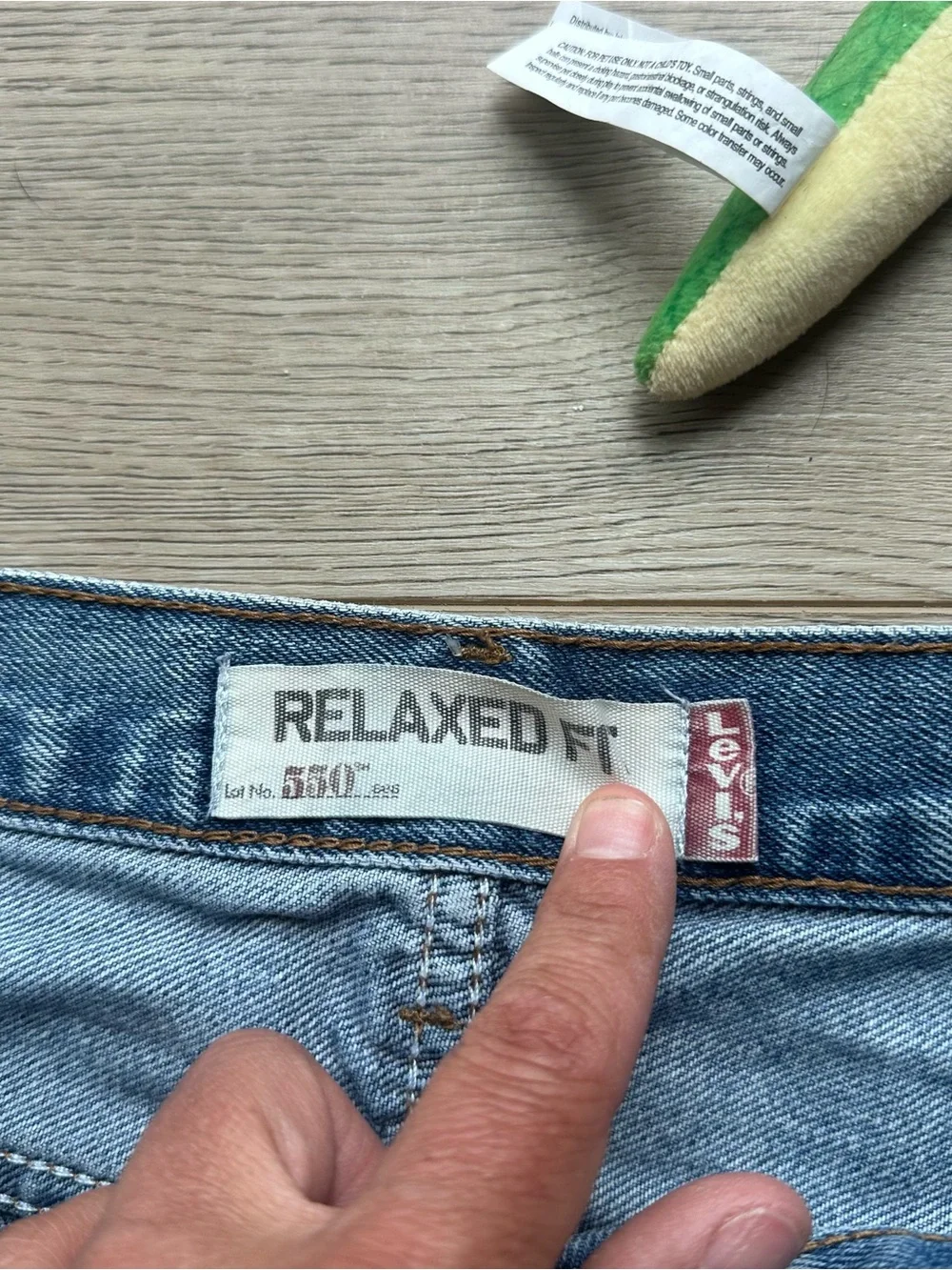Levi’s 550 Relaxed Fit Jeans Men’s 36x36‎ Light Wash Straight Leg 100% Cotton